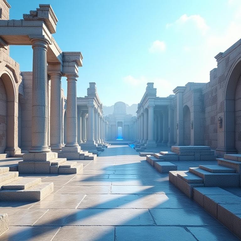 Visites virtuelles de sites archéologiques - Ruines romaines en 3D